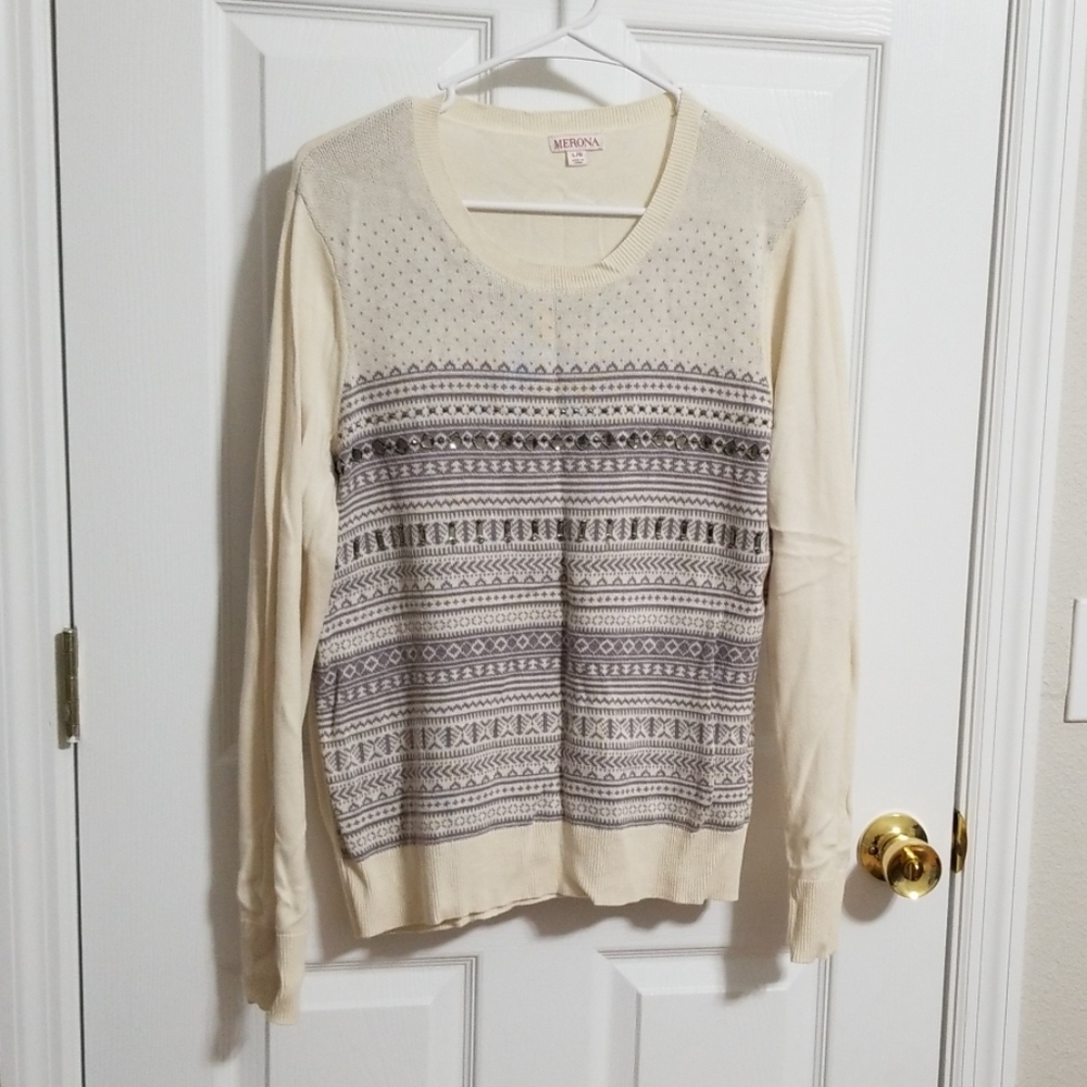 Beautiful cream sweater